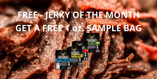 FREE - JERKY OF THE MONTH FREE 1 oz. SAMPLE BAG